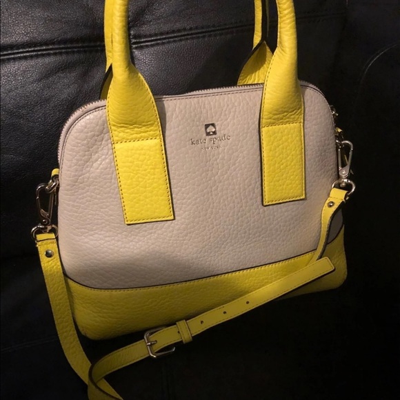 Kate Spade Two-Tone Leather Satchel/purse - Picture 2 of 9